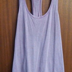 Purple heather singlet luluemon tank. L racerback